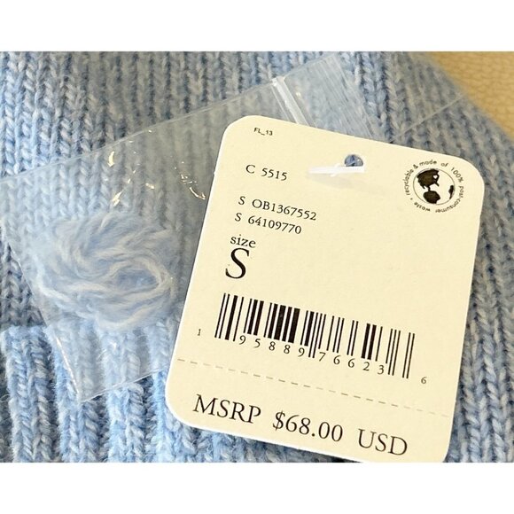 NWT Free People Solid Viola Sweater Mini Periwinkle Combo - Picture 5 of 8